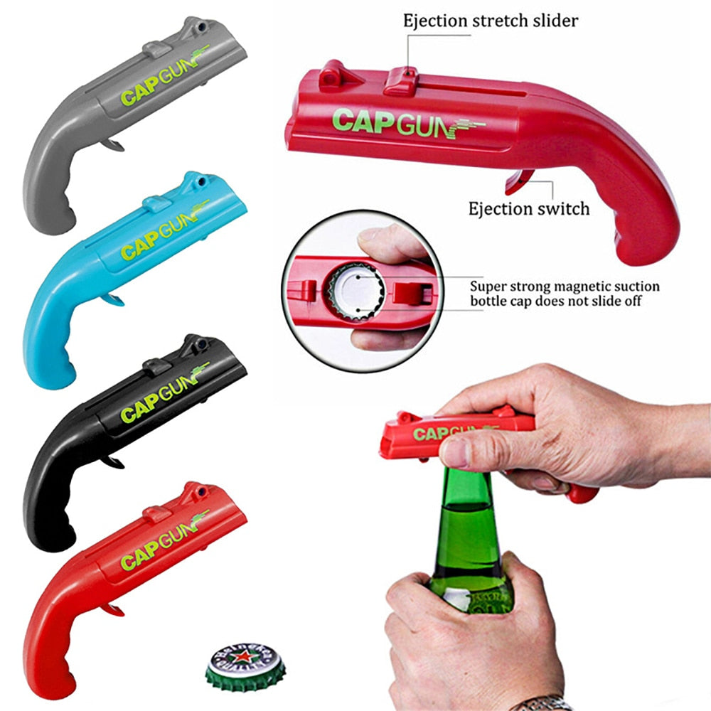 Last Day Promotion Cap Gun Beer Bottle Opener Buy Get Free Shippi