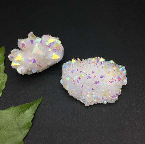 🔥Angel Aura Cluster- Aura Quartz Rainbow Crystal - Healing Aura Quartz Crystals and Stones-Buy 3 Get Extra 15% Off