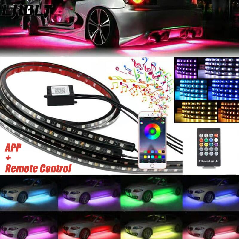 🔥Last Day Sale - 50% OFF🎁 2024 Car Chassis Flexible RGB Waterproof LED Strip Lights (4PCS)