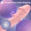 3 in 1 Rose Muncher Rabbit G Spot Vibrator with 6 Wiggling 7 Licking & 10 Vibrating Modes