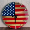 （🔥HOT SALE 50% OFF）100% Handmade Flag Clock By U.S. Soldier Veteran, Free Shipping ONLY TODAY！