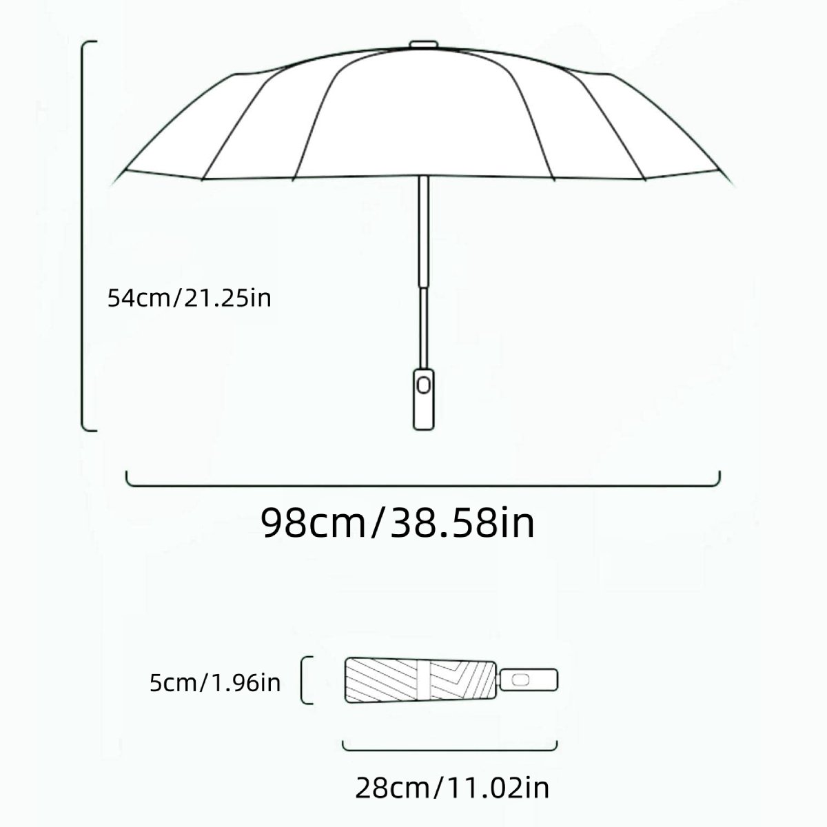 🎁TikTok Last Day Promotion -80% OFF🔥Vintage Stained Automatic Umbrella☔