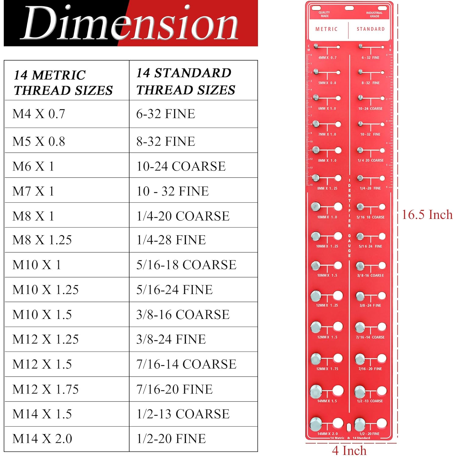 TikTok Last Day Promotion -60% OFF🎉Nut and Bolt Thread Checker -FREE SHIPPING