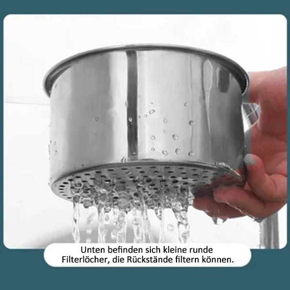 🔥Letzter Tag 49% Rabatt🎁Abtropfkorb aus Edelstahl in Schwanenform