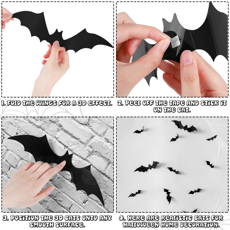 💥LAST DAY SALE 50% OFF💥Hanging Witch Hat & Bat Set
