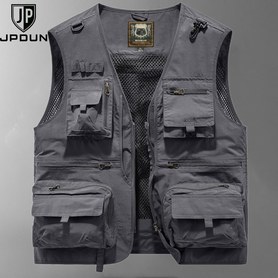 (🔥Last Day Promotion 50% OFF) Breathable Mesh Zip Cargo Vest - Buy 2 Get Extra 10% OFF & Free Shipping
