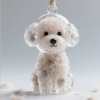Dog Hair Collector Keychain Charm Memorial Storage Box