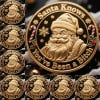 🎅Santa Knows You’ve Been a Bitch Coin – Funny Christmas Gift