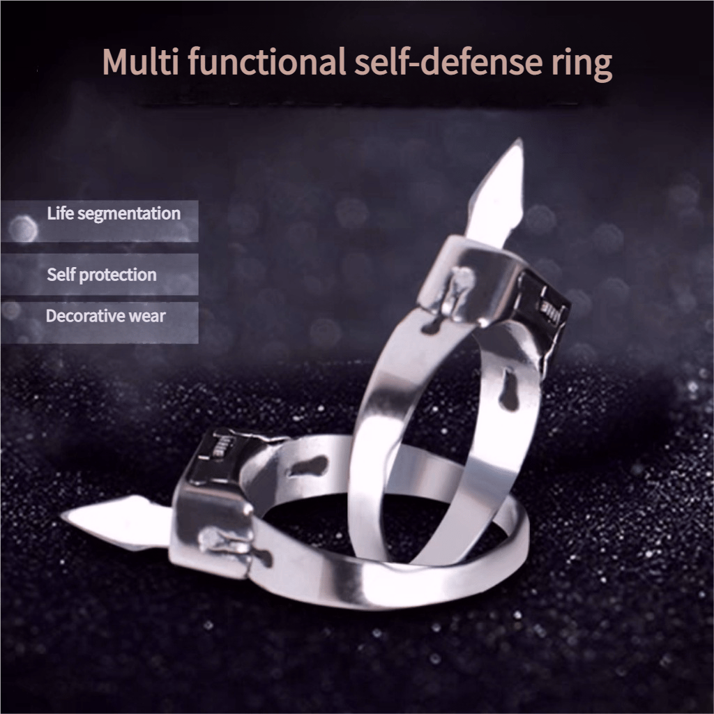 🎁Multi-Functional Ring – Stress Relief, Giftable & Self-Defense Ready