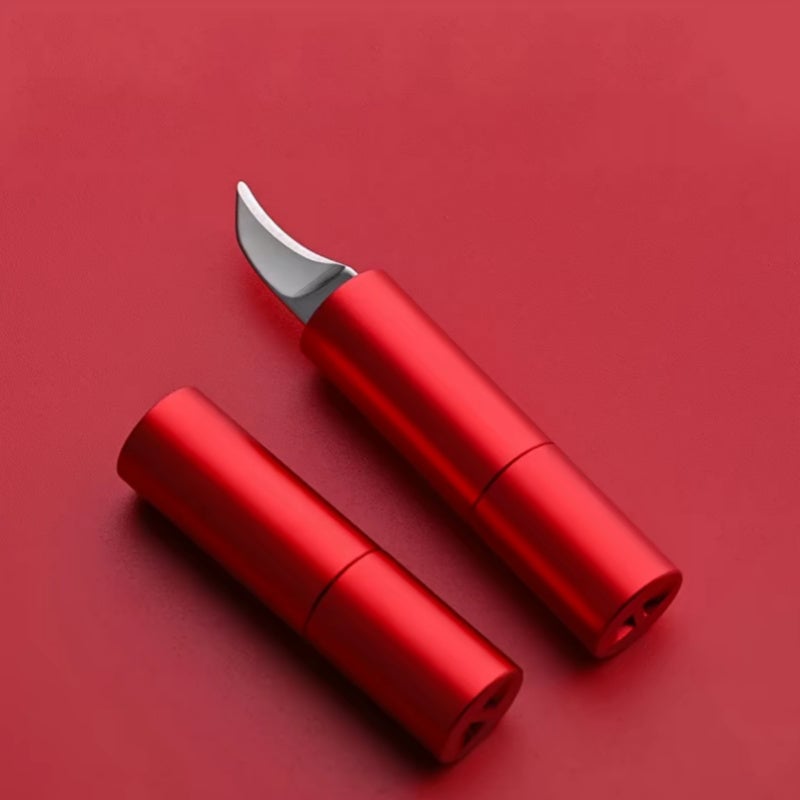 New Creative Portable Flaming Red Lips Keychain Knife EDC Gadgets Keychain Pendant