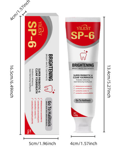 🔥Super Probiotic-6 Toothpaste with 6 Probiotics oalance Oral microbiota strength