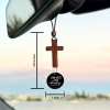 🔥Last Day Sale - 50% OFF💥Bible Verse Car Rearview Hanging Cross Ornament