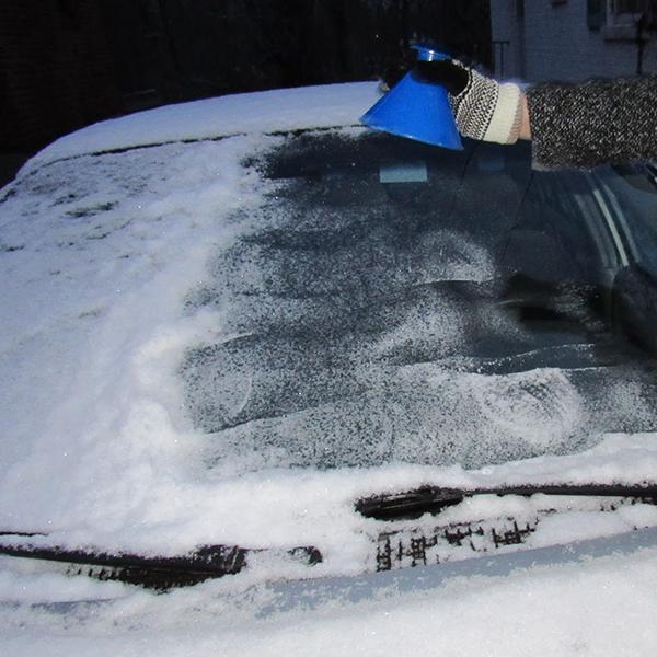 (🎅Early Xmas Sale - Buy 3 Get 2 Free) Cone-Shaped Windshield Ice Scraper