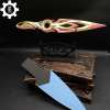 Metal Dull Blade Mystbloom Kunai 11'' Game Prop 3 Colors