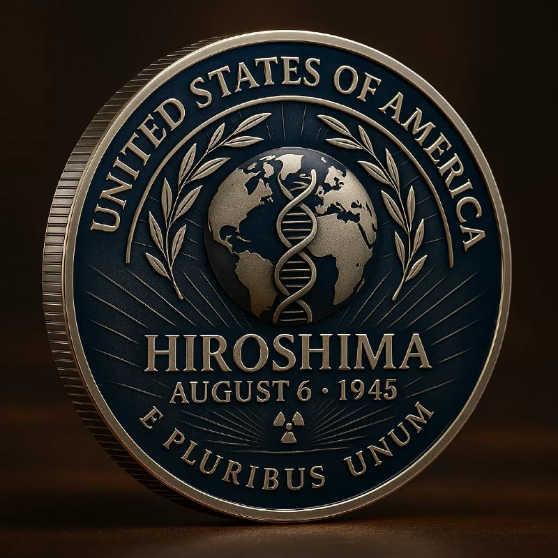 Hiroshima 1945: “Moment of Fission” Memorial Coin