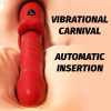 MizzZee Silicone Soft Big Mouth Telescopic Stick Massage Vibrator