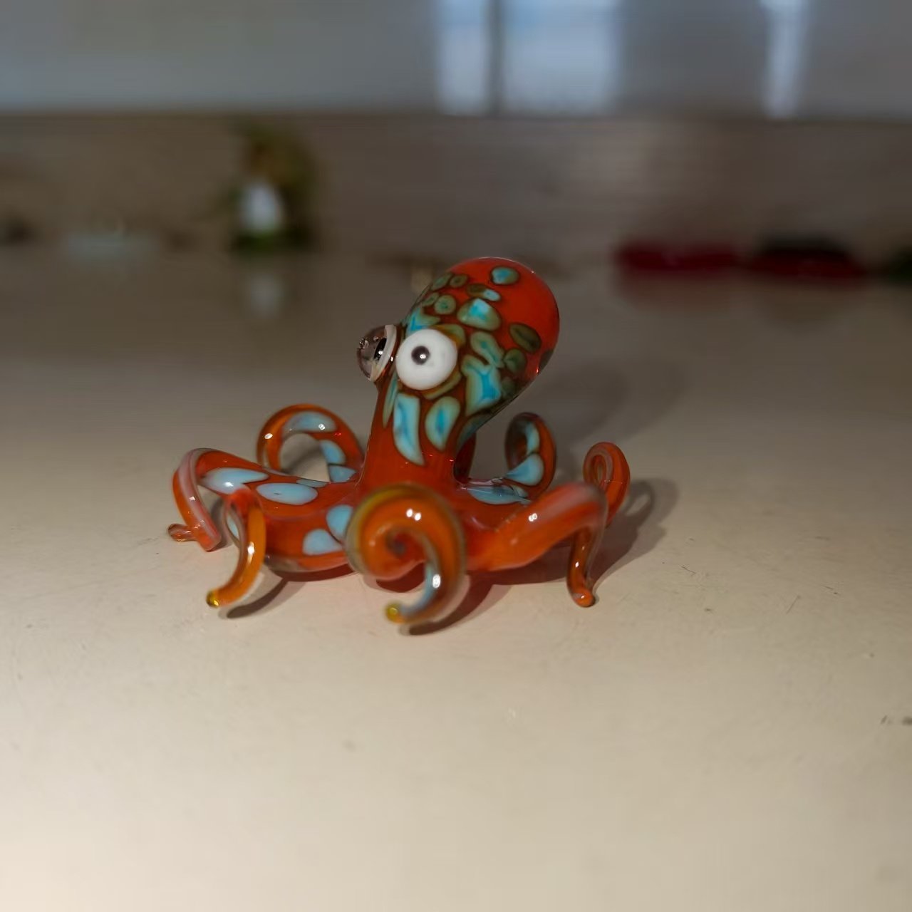 Captivating Glass Blowing Octopus Figurine(𝐂𝐡𝐚𝐝 𝐒𝐦𝐢𝐭𝐡 𝐇𝐚𝐧𝐝𝐦𝐚𝐝𝐞®)