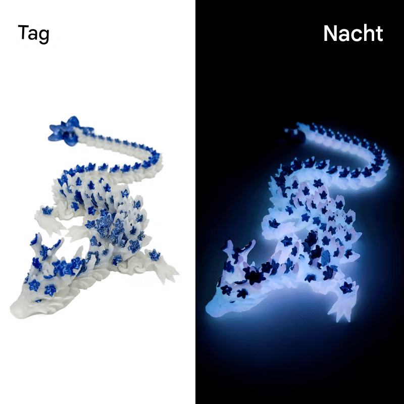 🐉 3D-gedruckter leuchtender Kirschblütendrache