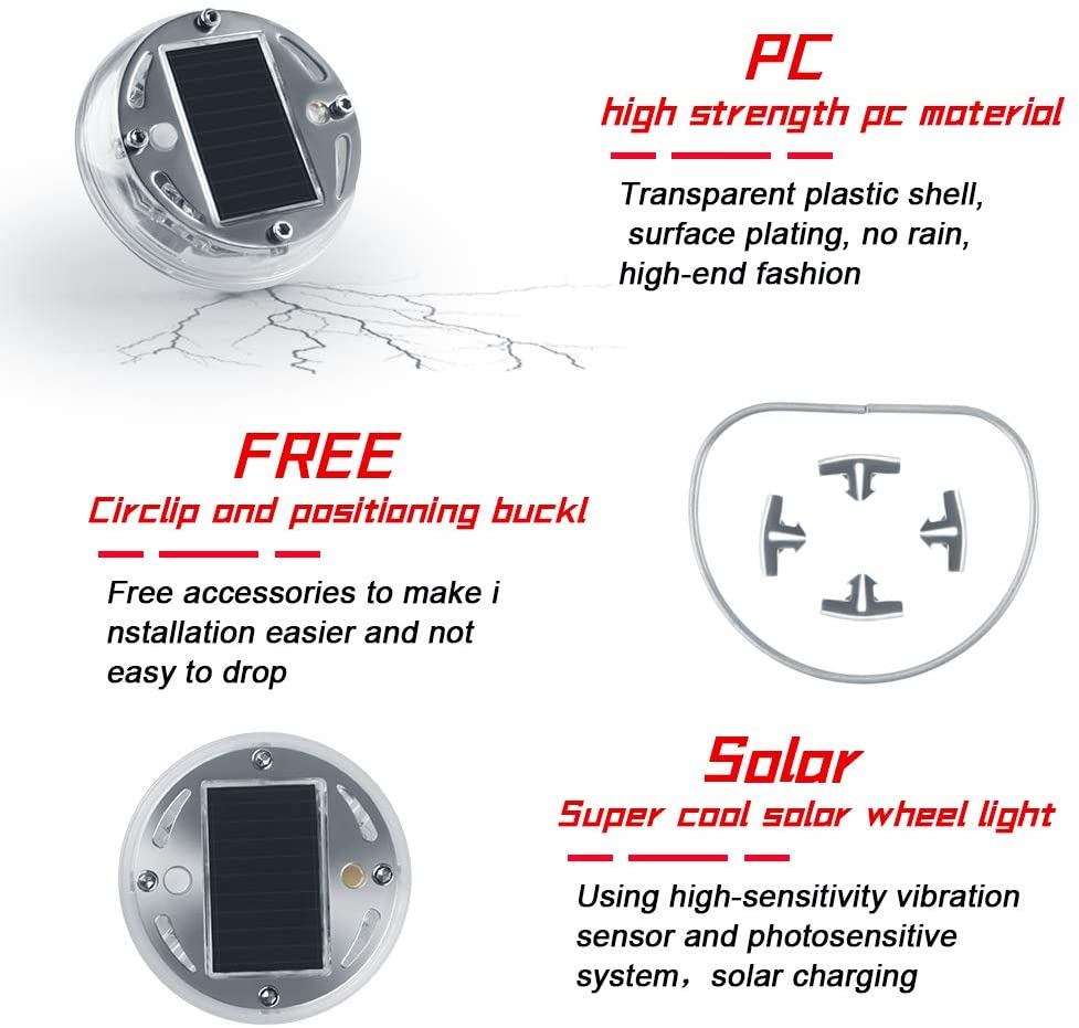 🔥SUMMER SALE- 50% OFF🔥Solar Car Floating Illumination Wheel Center Caps