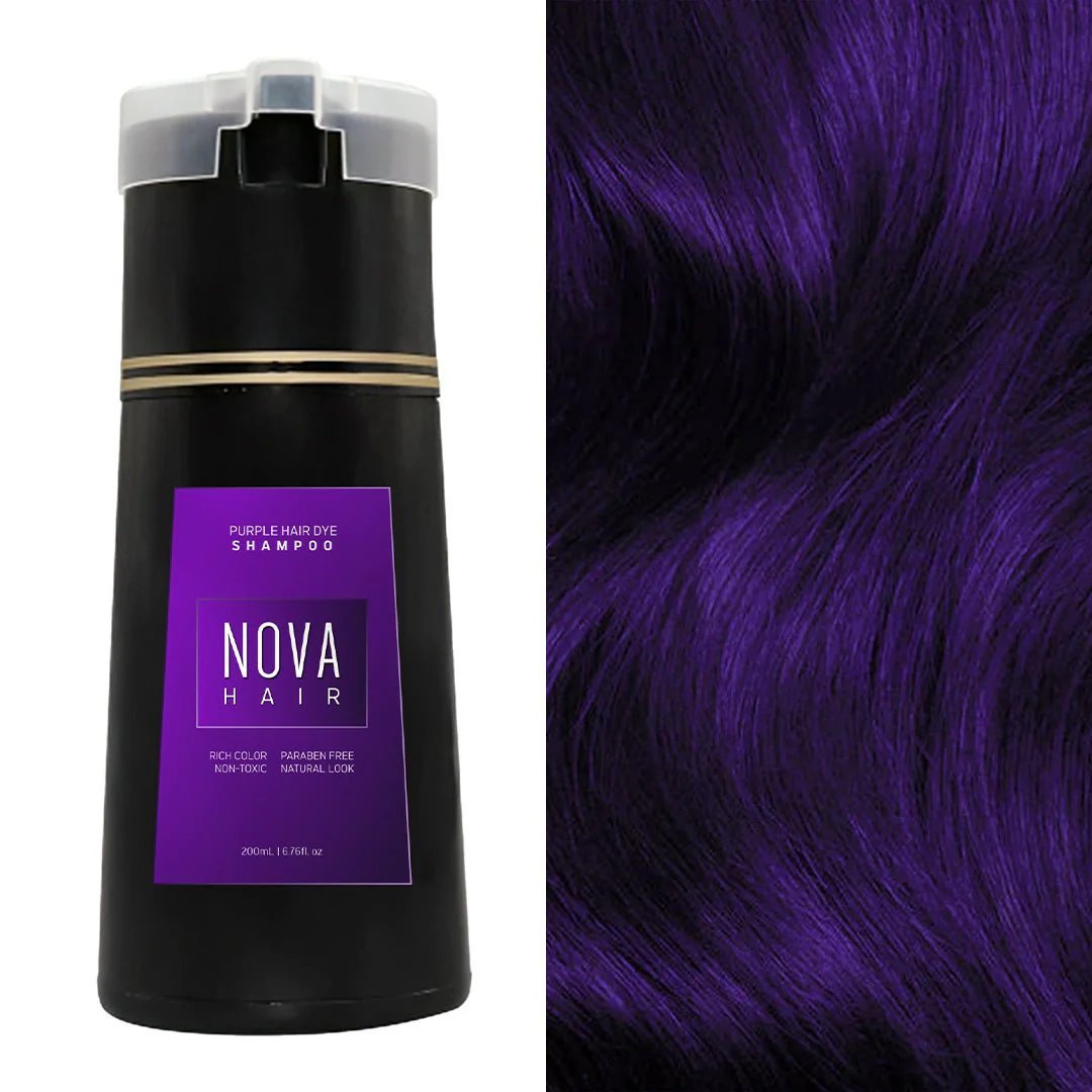 🔥LAST DAY 70% OFF🔥NovaHair Instant Dye Shampoo, BUY 2 FREE SHIPPING