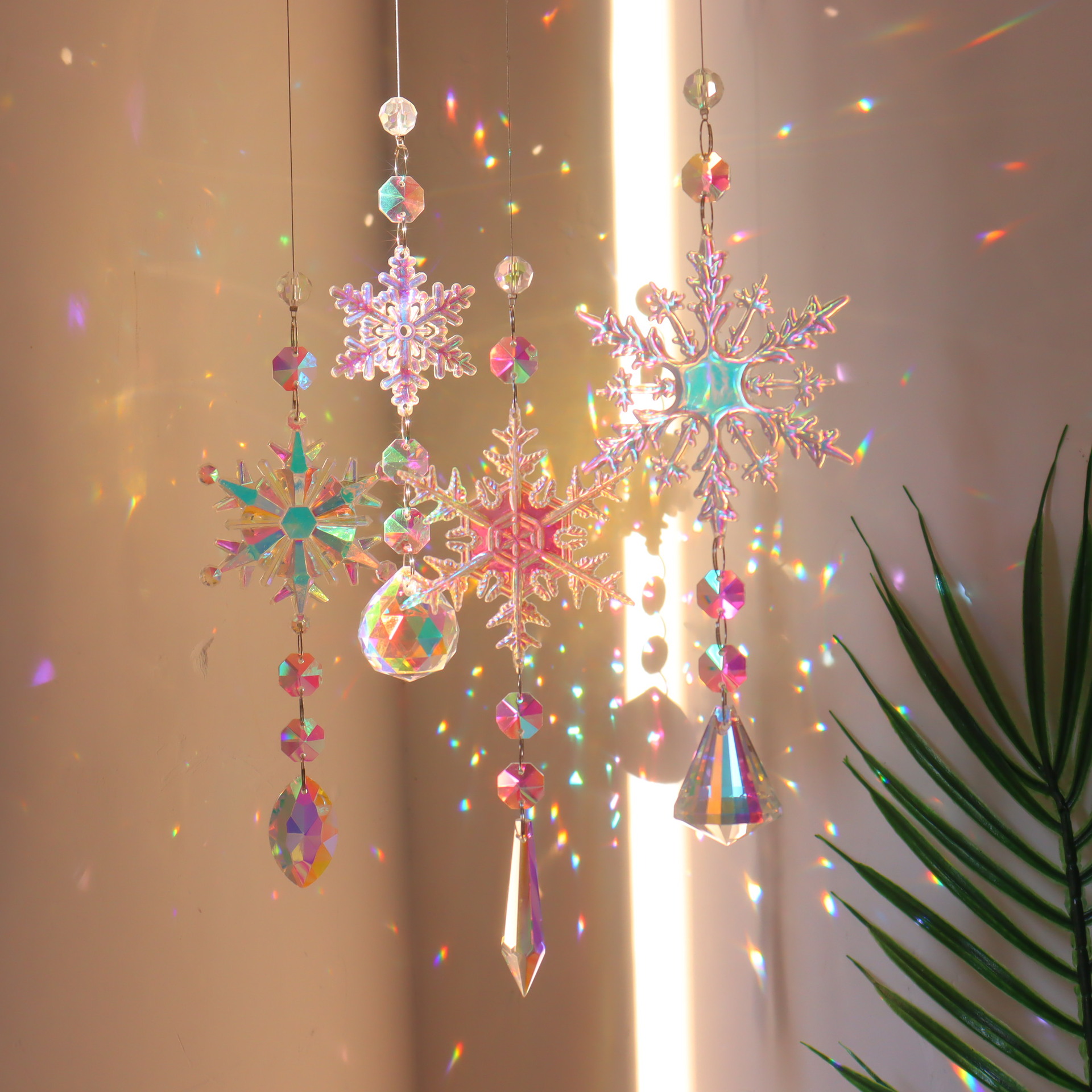 Sparkling Crystal Wind Chimes