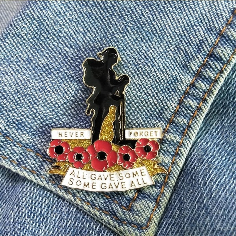 Happy 4th of July-Veteran Day Pin