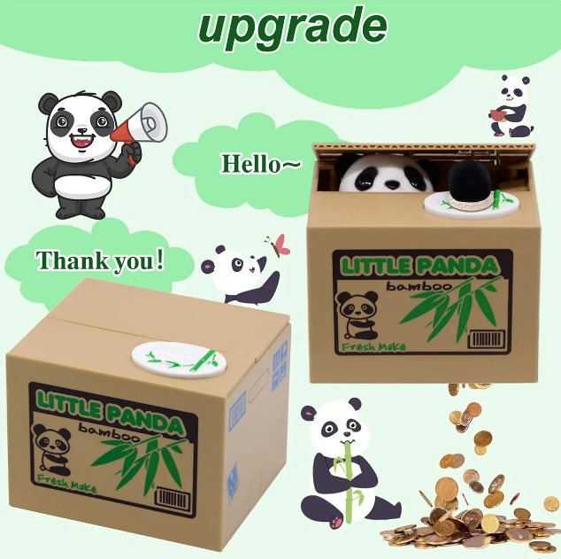 🔥Last Day 70% OFF🔥🐼Panda Bamboo Electric Piggy Bank