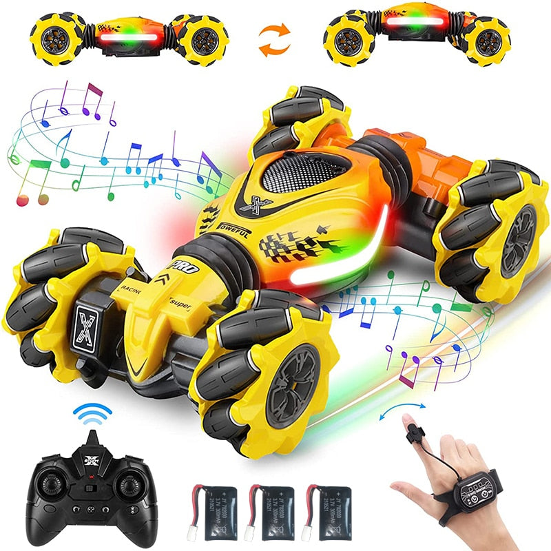 🔥Last Day Sale - 75% OFF🔥-4WD RC Stunt Car 2.4G Radio Remote Control，VIP FREE SHIPPING✈