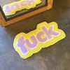 F*ck Colorful Tufted Rug
