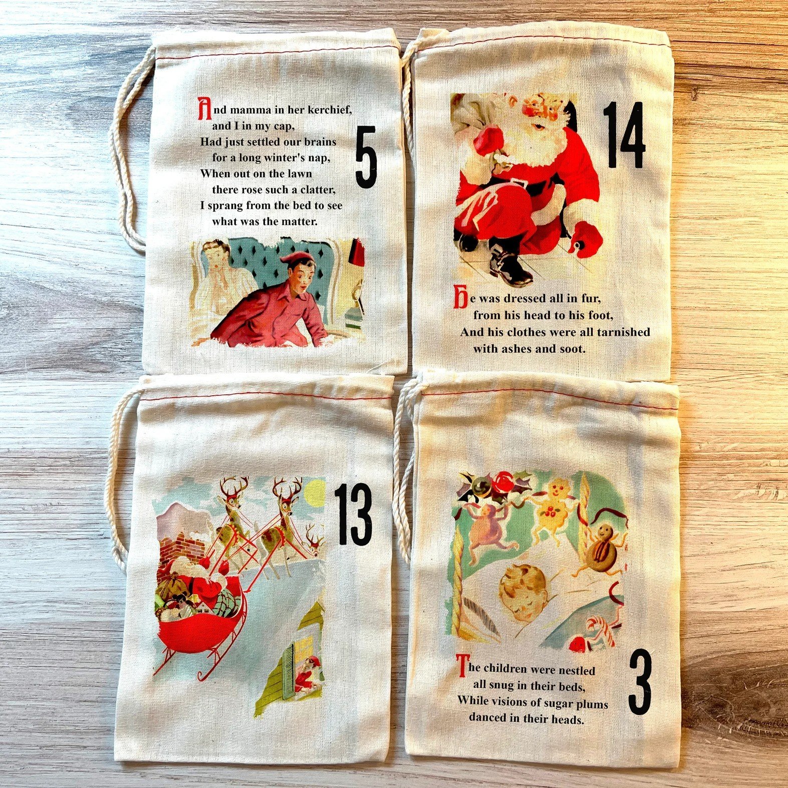 🎅Advent Calendar Bags | Countdown to Christmas