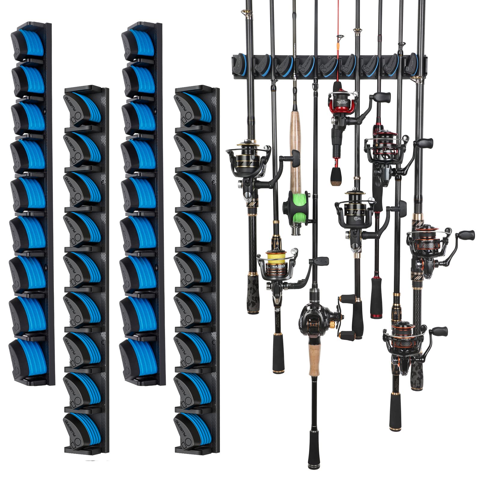 🚚𝐁𝐔𝐘 𝟐 𝐅𝐑𝐄𝐄 𝐒𝐇𝐈𝐏𝐏𝐈𝐍𝐆🚚-Fishing Pole Organizer Holder Wall Rack