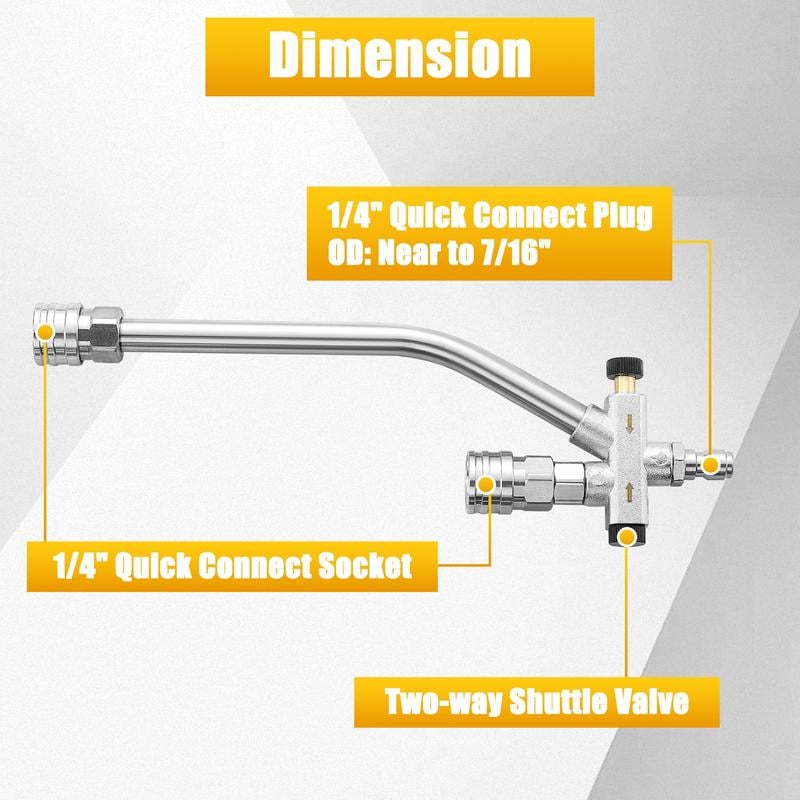 Last Day Promotion 70% OFF - 🔥2-in-1 High-Pressure Car Washer Nozzle Accessories⚡Buy 2 Get Free Shipping