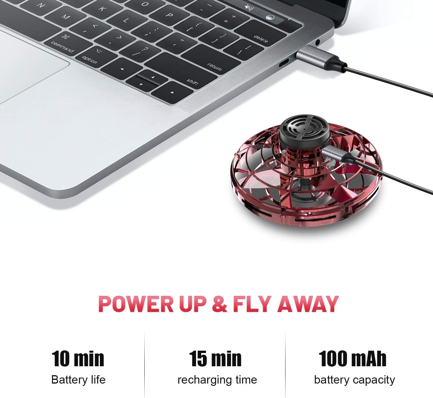 ⚡⚡Last Day Promotion 50% OFF - UFO Drone Hand Controlled Flying Toy