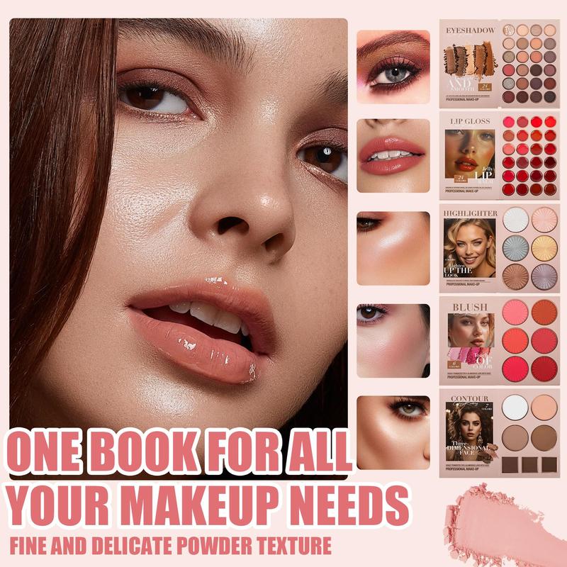 🎁TikTok Last Day Sale - 70% OFF✨24-Color Eyeshadow Palette - 5-Layer Book-Style Makeup Palette with 67 Pro Shades