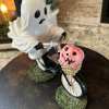 🚴‍♂️✨Halloween Limited-Ghost on bike with pink pumpkin 🎃👻