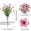 💥Upgraded high-grade material 🌱UV Resistant Lifelike Artificial Flowers