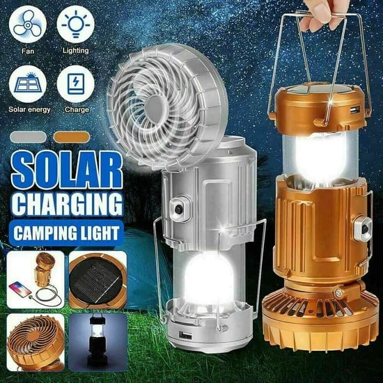 🔥Hot Sale 50% OFF🔥6 in 1 Portable Solar LED Camping Lantern