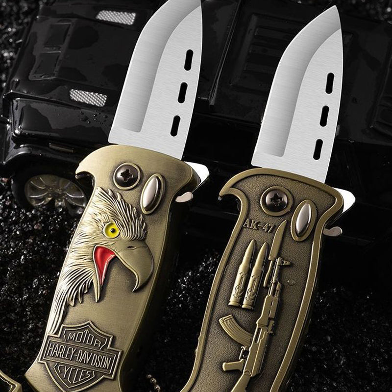 ❄🎄New Year's Special 2025⛄🔔The Ultimate Folding Chef’s Knife with Built-in Lighter