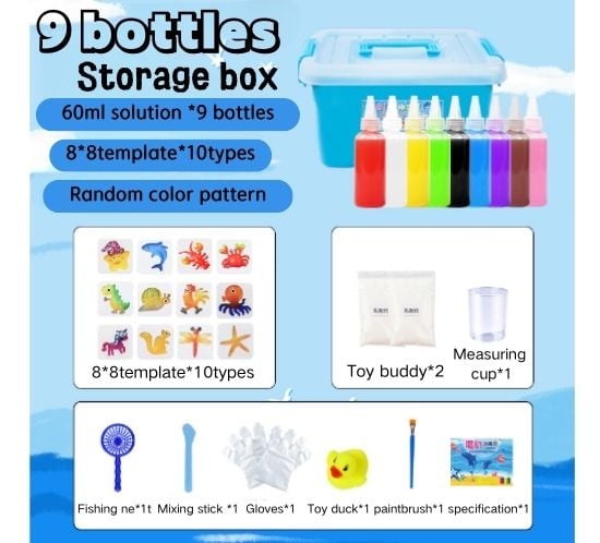 (🔥Last Day Promotion 50% OFF) 🦀Magic Water ELF, Children Handmade Aqua Gel Sensory Toy Set