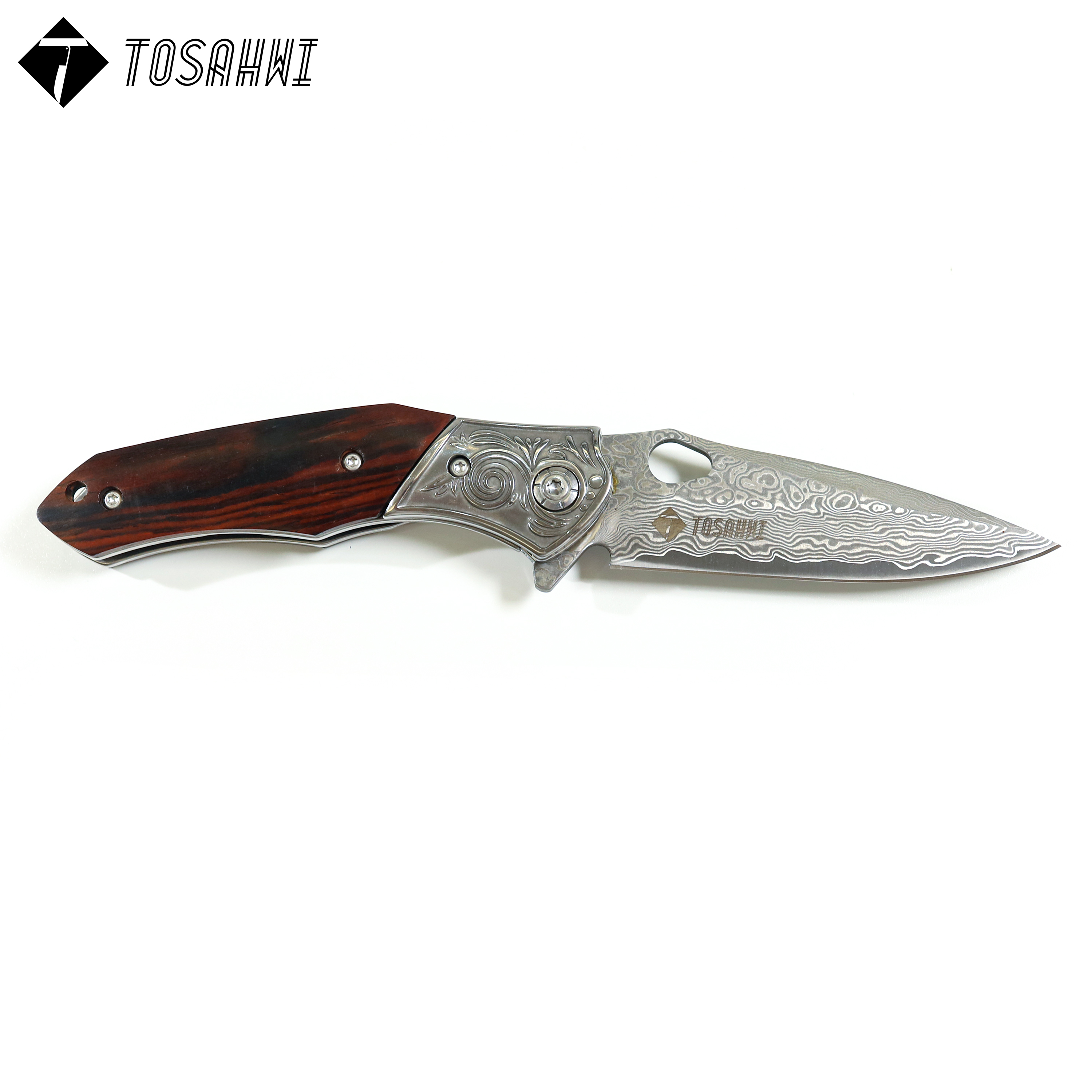 TOSAHWI HANDMADE Sandalwood Handle Folding Blades-69551