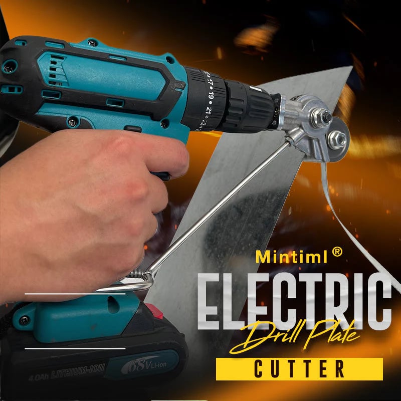 (🌲Early Christmas Sale- 50% OFF) Electric Drill Plate Cutter