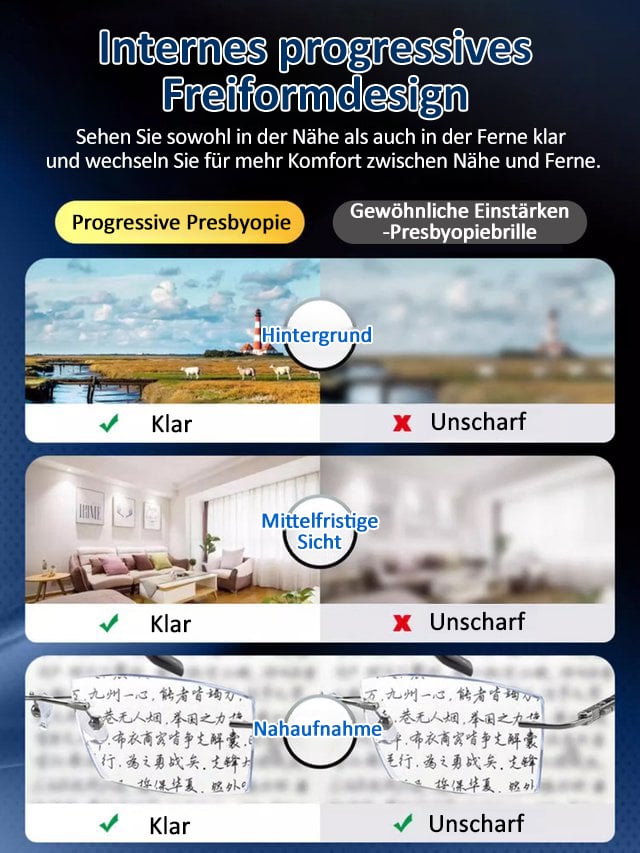 📢Letzter Tag 49 % Rabatt🔥Farbwechselnde Anti-Blaulicht-Presbyopie-Brille