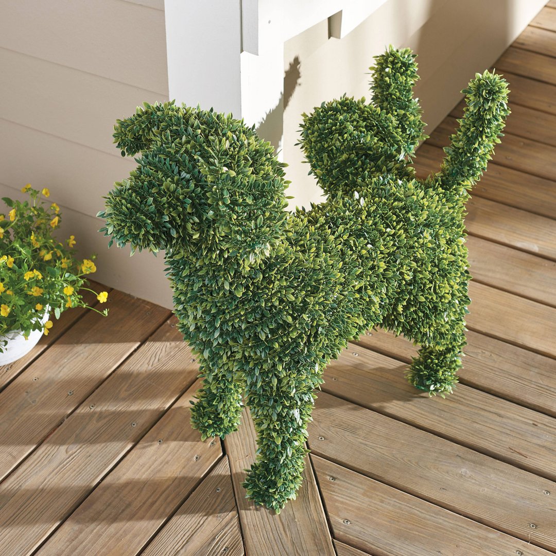 Garden Puppy Grass Decoration