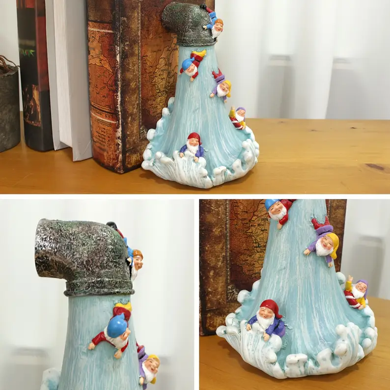 Waterfall Gnome Book Nook