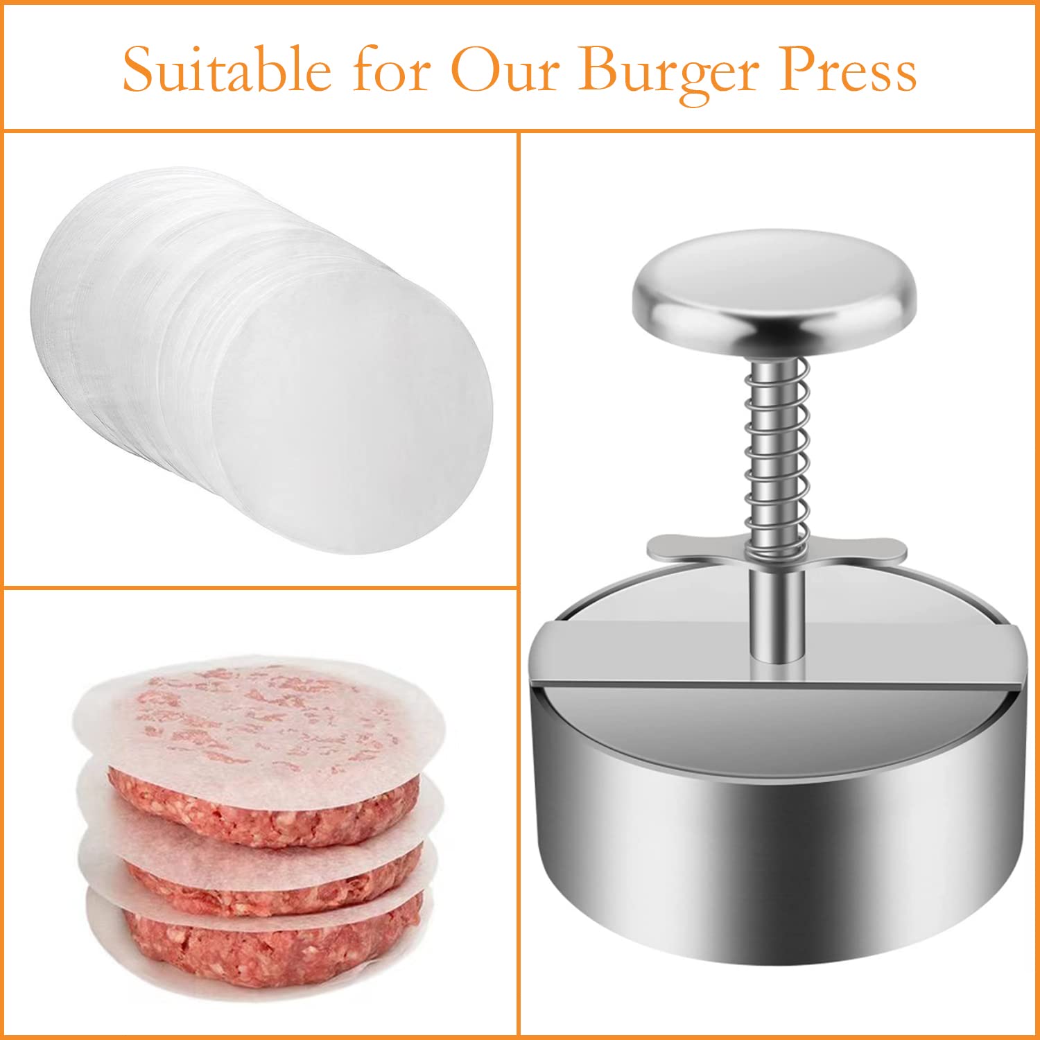 🔥 BIG SALE 50% OFF🔥Manual meat press for hamburger patties
