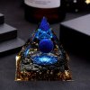 🔥Last Day Promotion 50% OFF -🎁- 💎💎💎Natural Stone Pyramid Inlaid With Lapis Lazuli Ball Decoration🌠