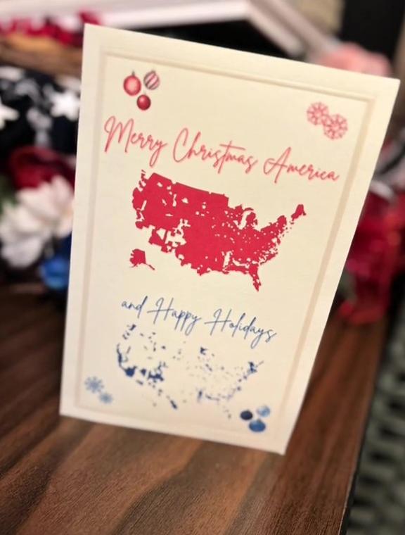 🎄2024 Merry Christmas America Card