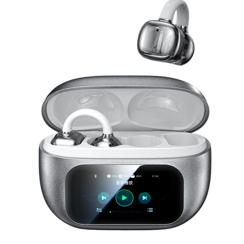 🔥Last Day Promotion 50% OFF💥-🎧Ear Clip Style Bluetooth Translation Headset With Touch Screen