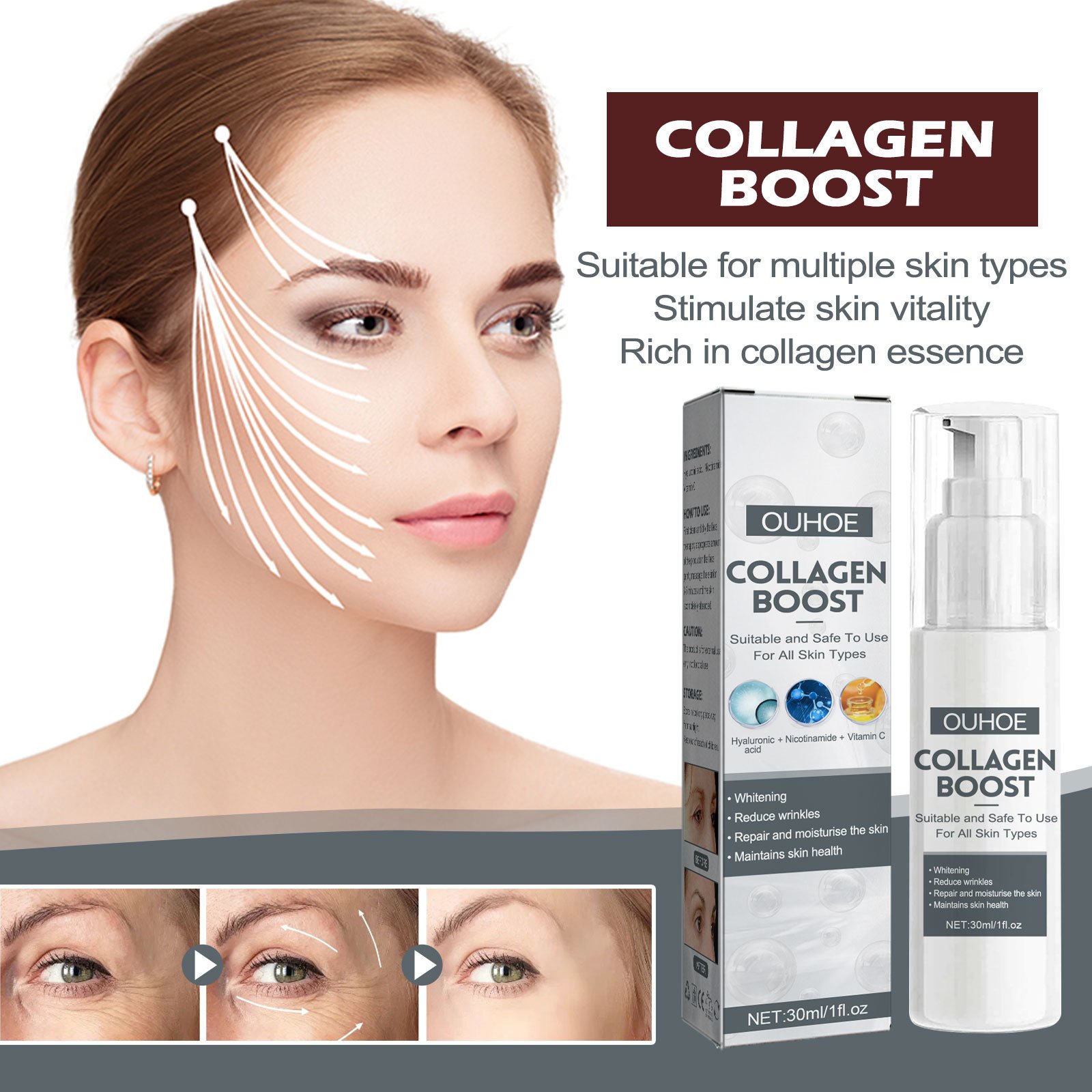 🔥Last Day Promotion 50% OFF🔥2024 New Collagen Boost - Buy 3 Get 1 Free