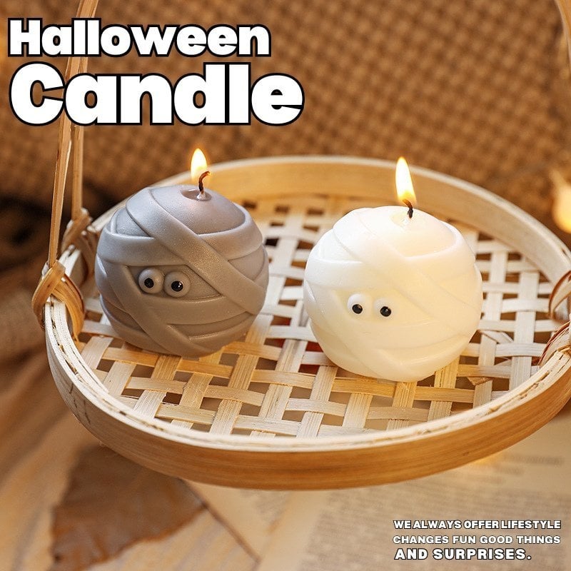 💥LAST DAY SALE 50% OFF💥Halloween Cute Mummy Candle